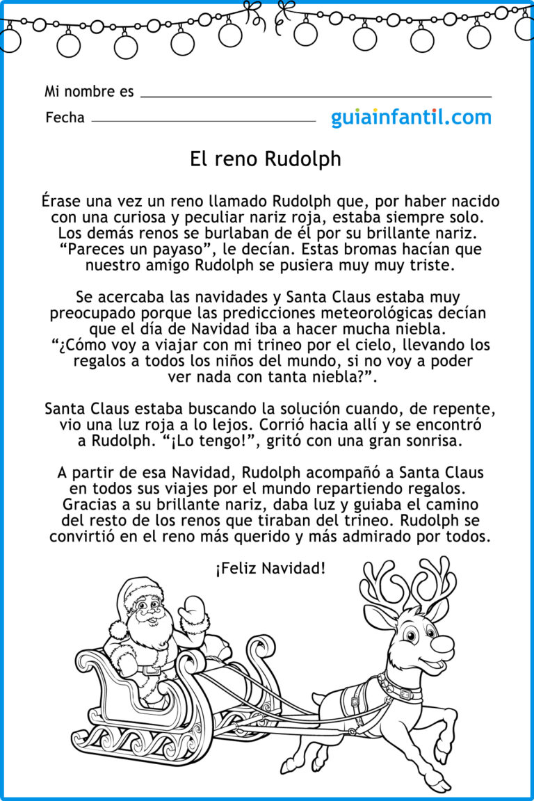 La historia de Rudolf el reno guía
