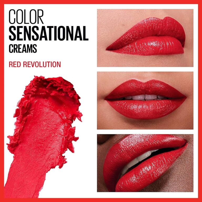 Descubre el look perfecto con los labiales Maybelline Red – ¡Brillo y color intenso para tus labios!